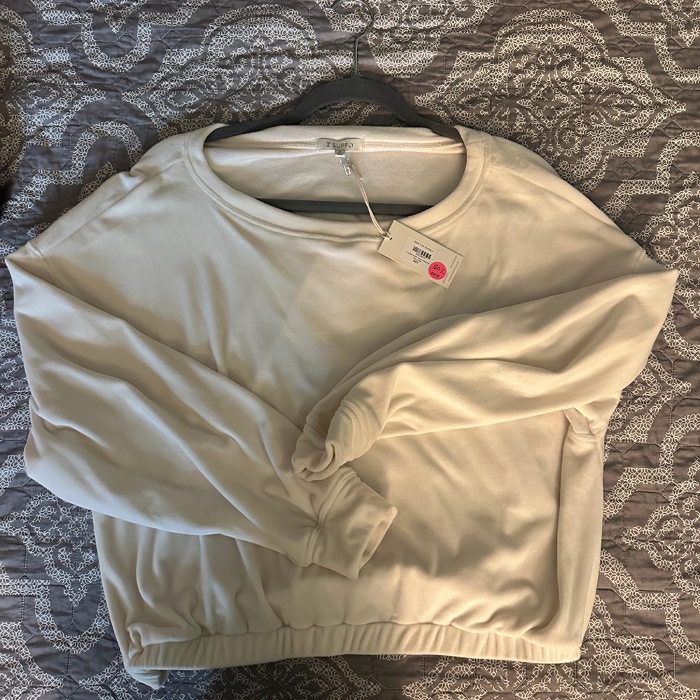 Z Supply Cream Sweatshirt